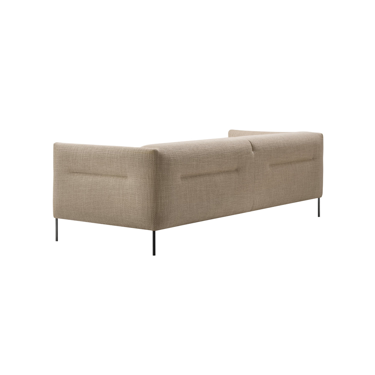 Konami Sofa: 2.5 seater + Black