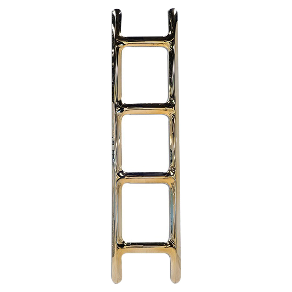 Drab Ladder Hanger: Flamed Gold + Stainless Steel