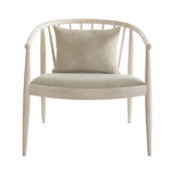 Reprise Chair: Upholstered + Natural Ash + With Back Cushion