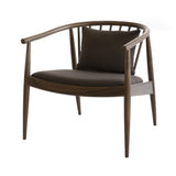 Reprise Chair: Upholstered + Natural Walnut + With Back Cushion