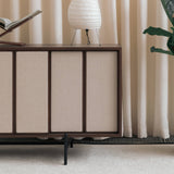 Canvas Large Cabinet: Upholstered
