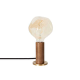 Knuckle Table Lamp: Walnut + Voronoi I