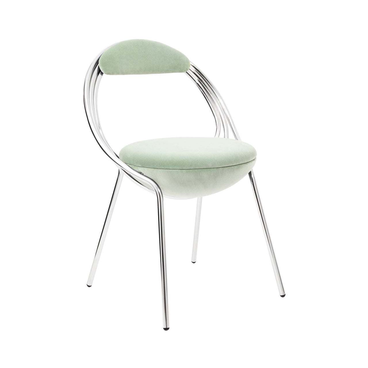 Musico Chair: Polished Chrome