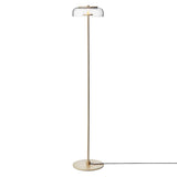 Blossi Floor Lamp: Nordic Gold + Clear
