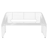 Love Seat: White + Without Seat Pad