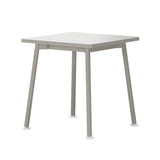 Landa Table: Square + Grey Laminate + Stone Grey