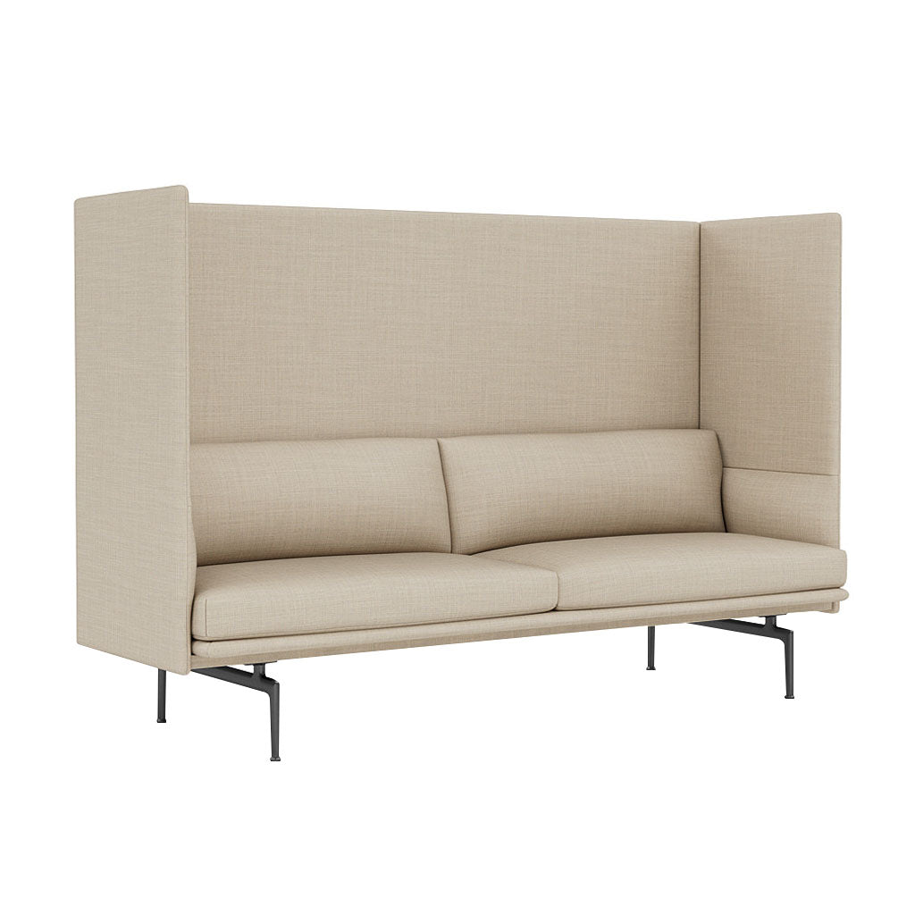 Outline Highback 3-Seater Sofa: Large - 47.2