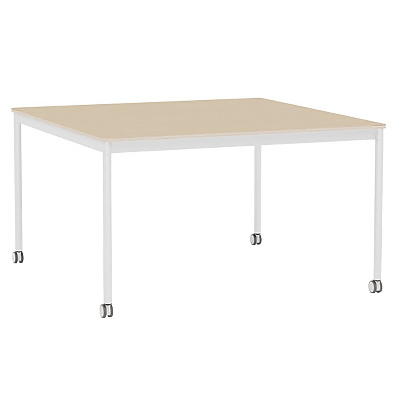 Base Table with Castors: Square + Large - 50.4