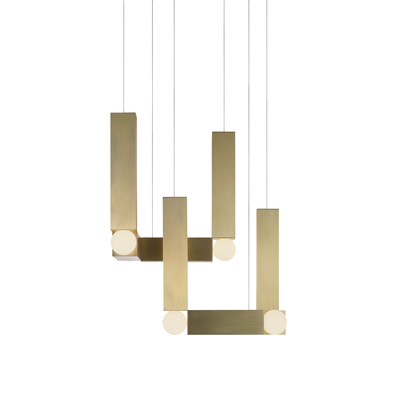 Vesper Duo Light: Brushed Brass