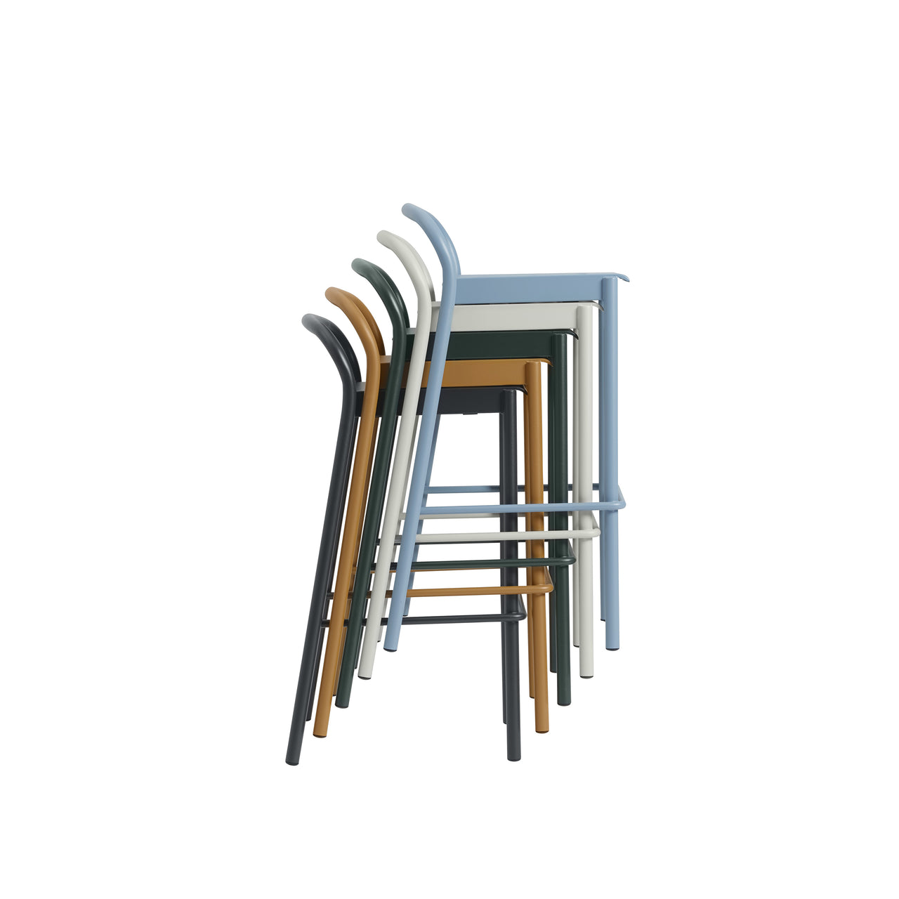 Linear Steel Bar + Counter Stool - Quick Ship