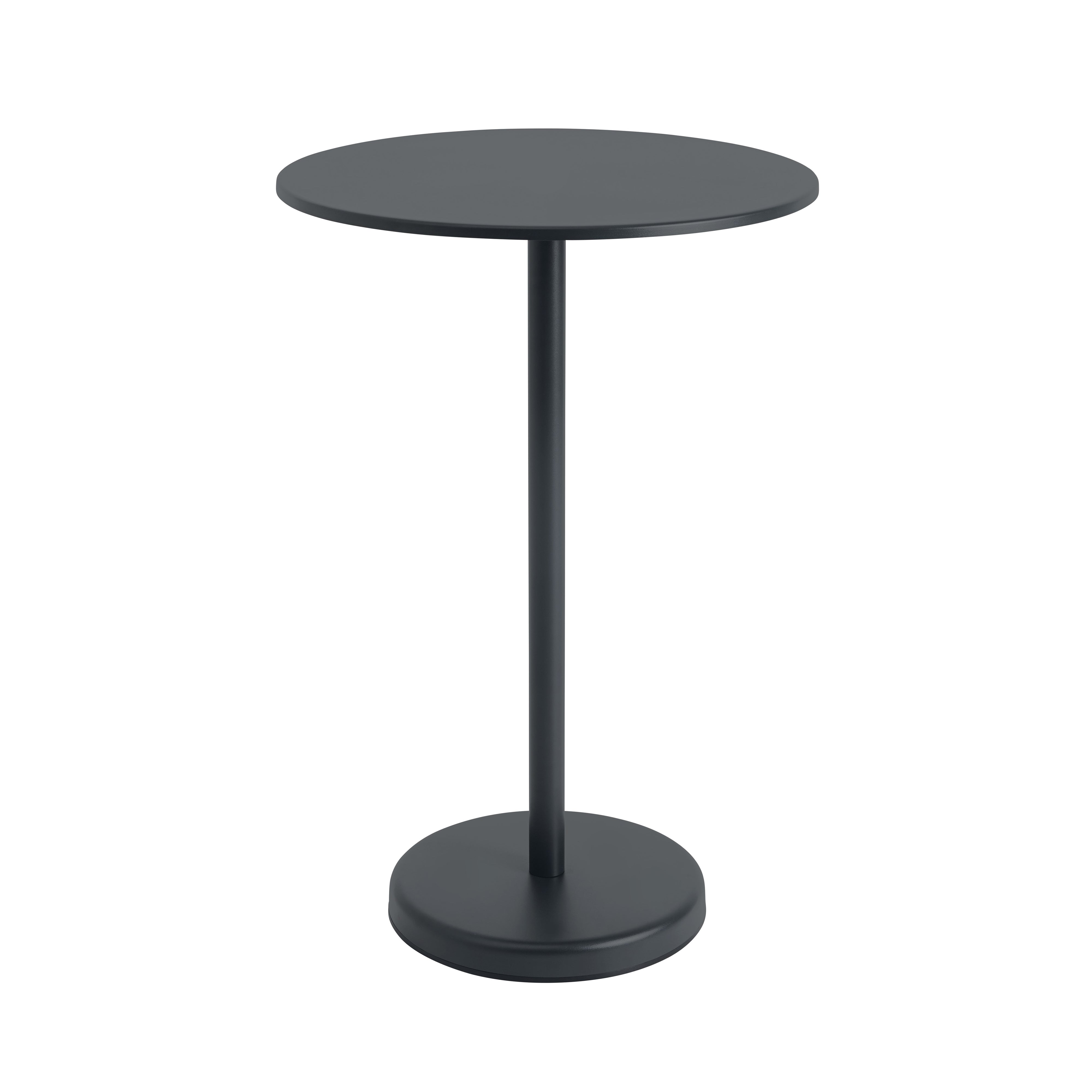 Linear Steel Café Table: Large - 41.3