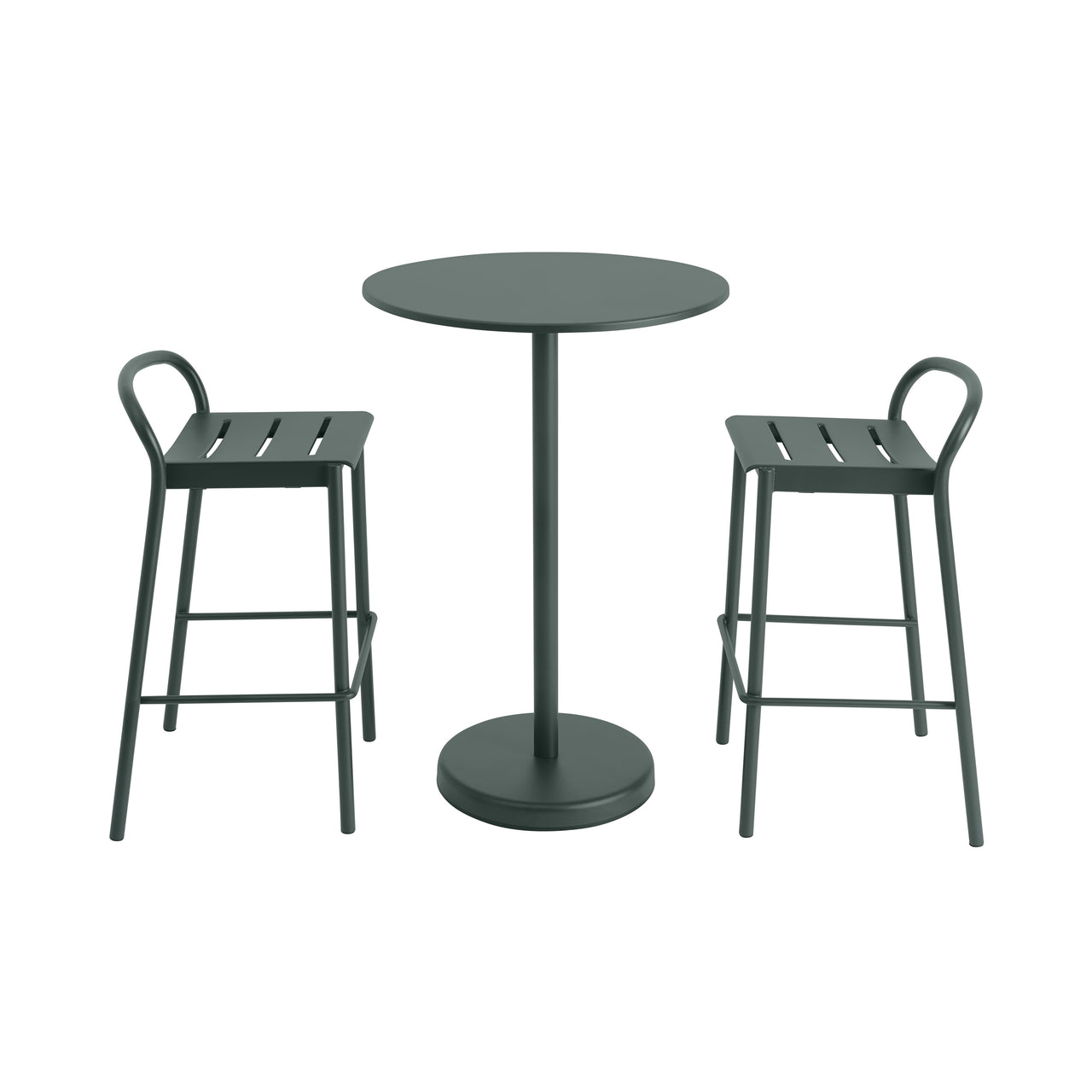 Linear Steel Bar + Counter Stool - Quick Ship