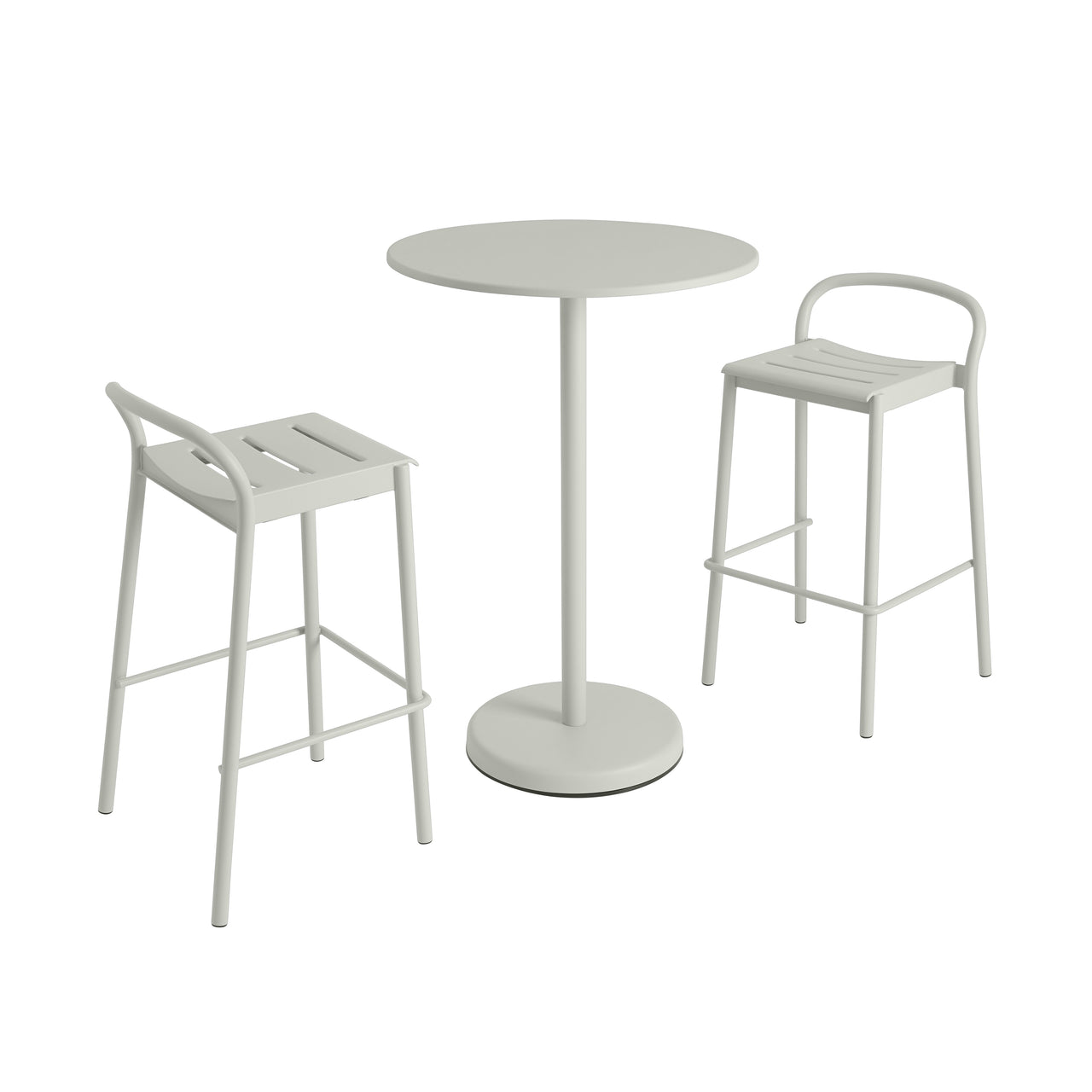 Linear Steel Bar + Counter Stool - Quick Ship