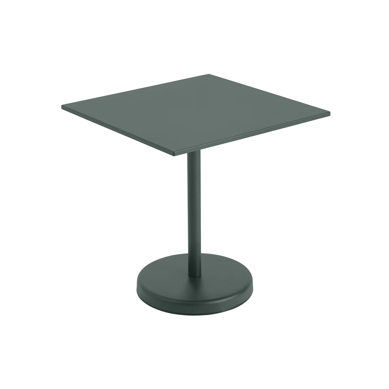 Linear Steel Café Table: Small - 28.9