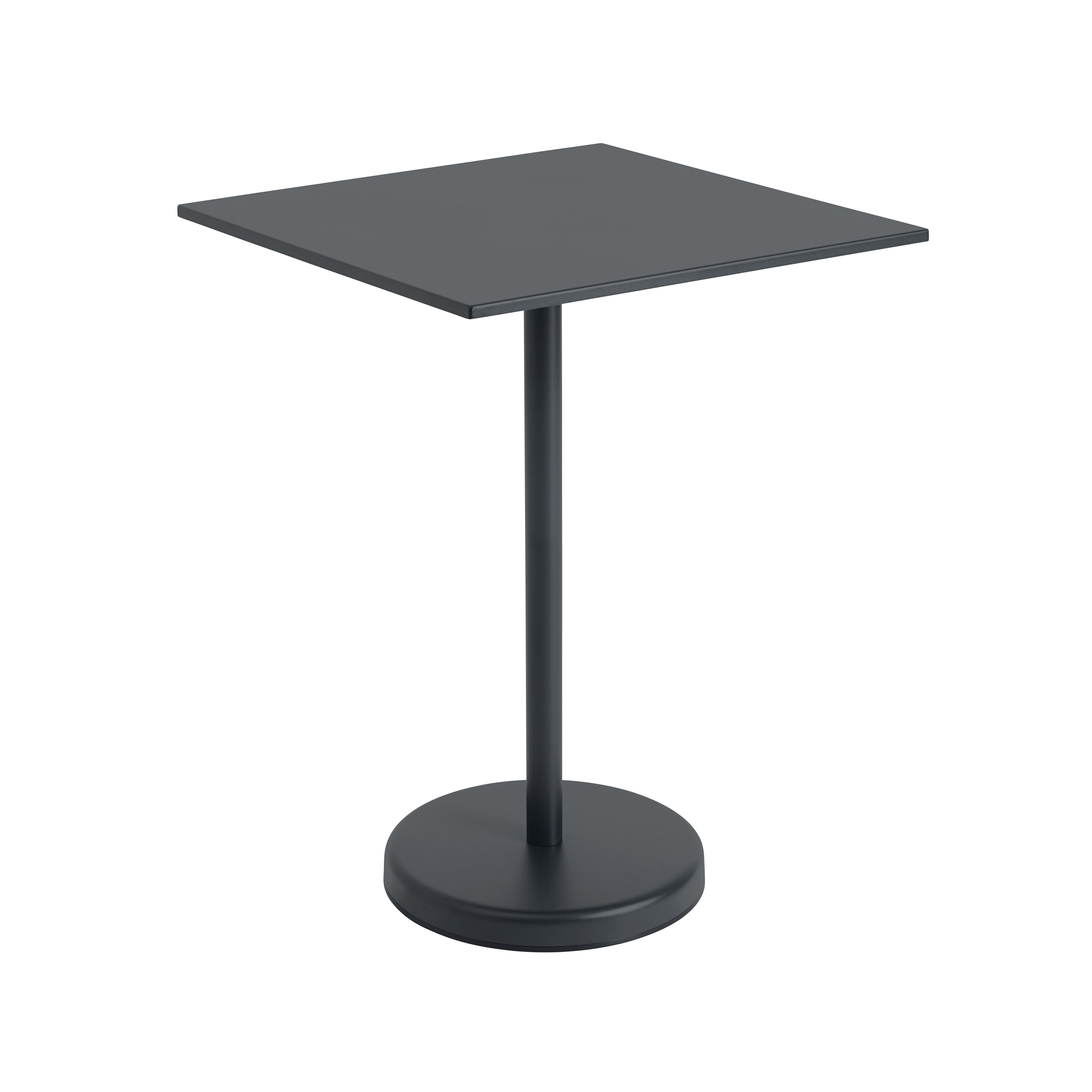 Linear Steel Café Table: Medium - 37.4