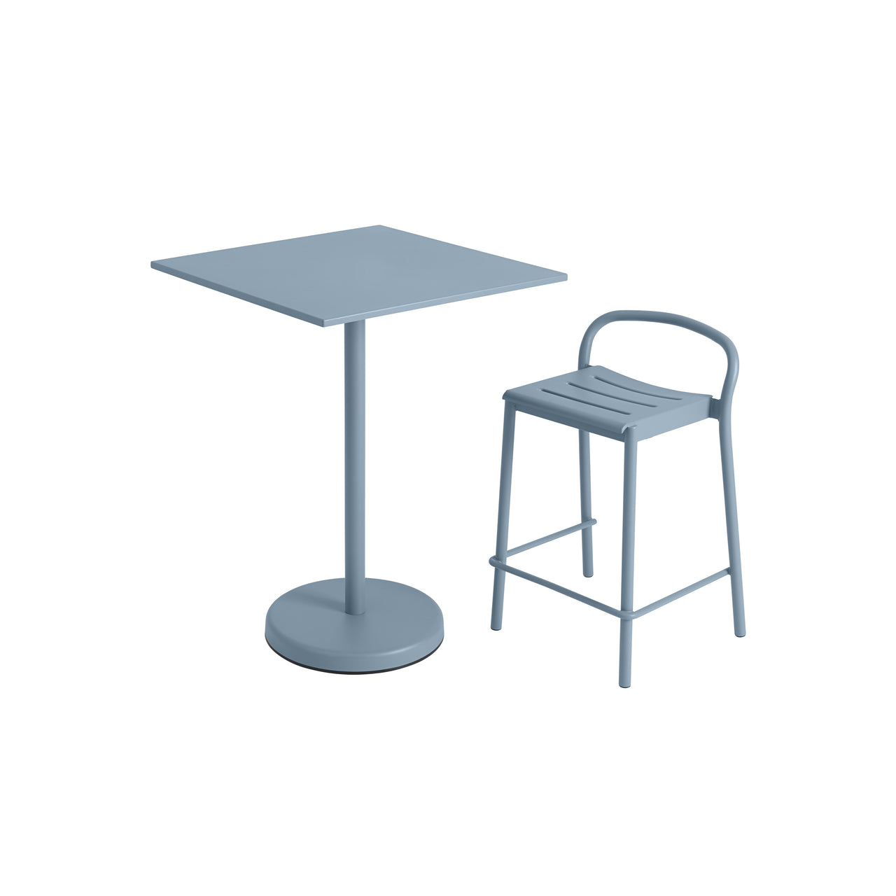 Linear Steel Bar + Counter Stool - Quick Ship