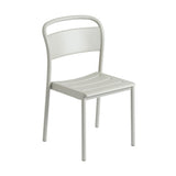 Linear Steel Side Chair: Grey