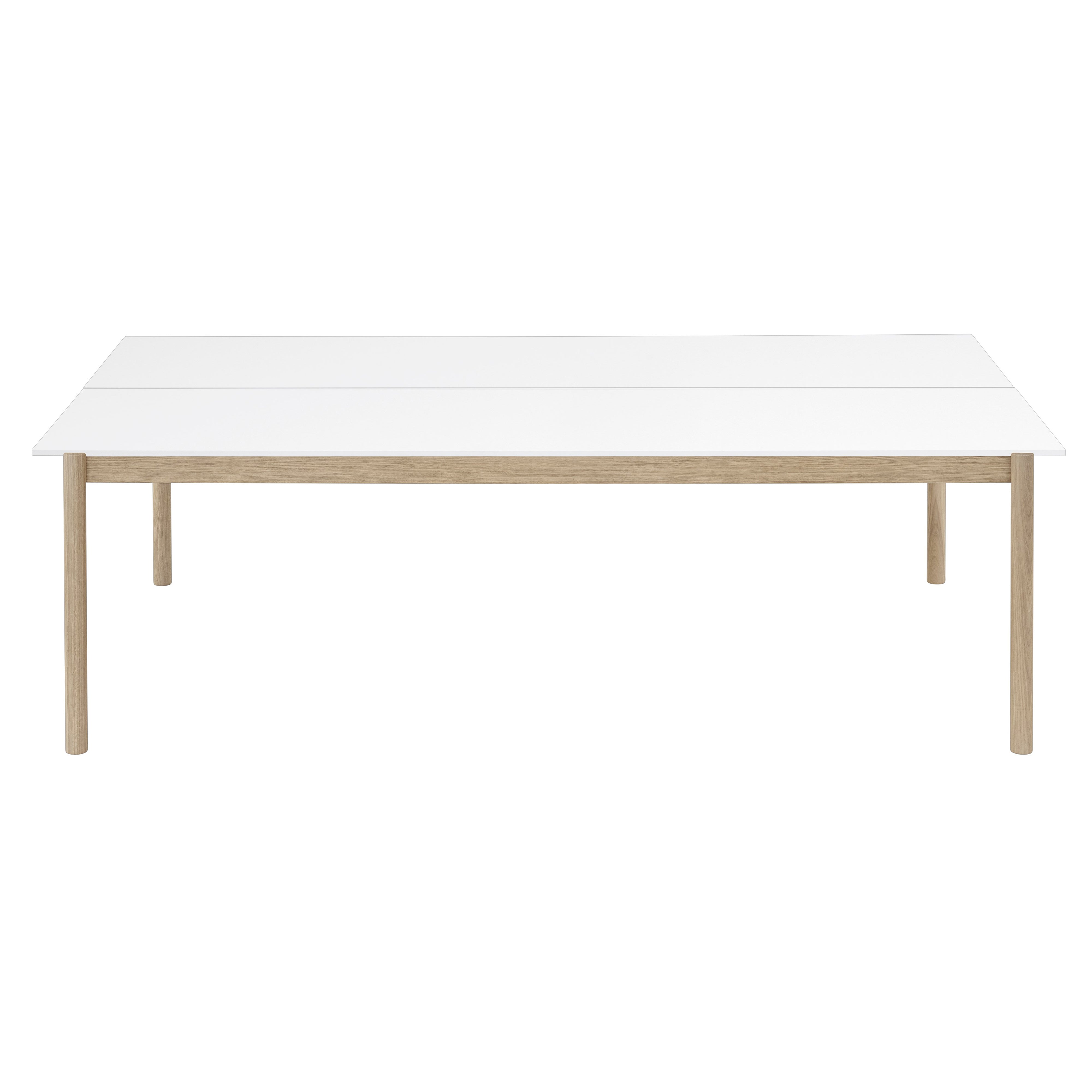 Linear System Table: White Laminate + ABS Edge