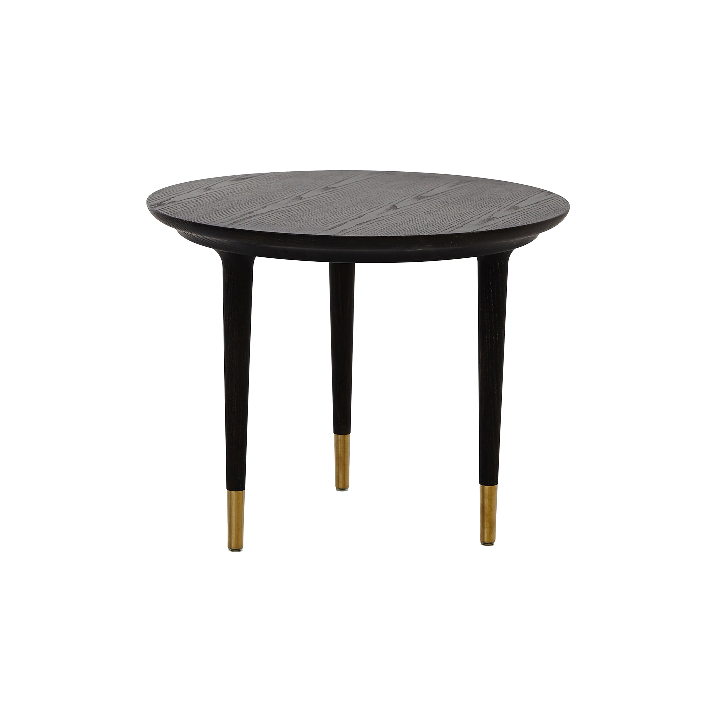 Lunar Side Table: Black Oak