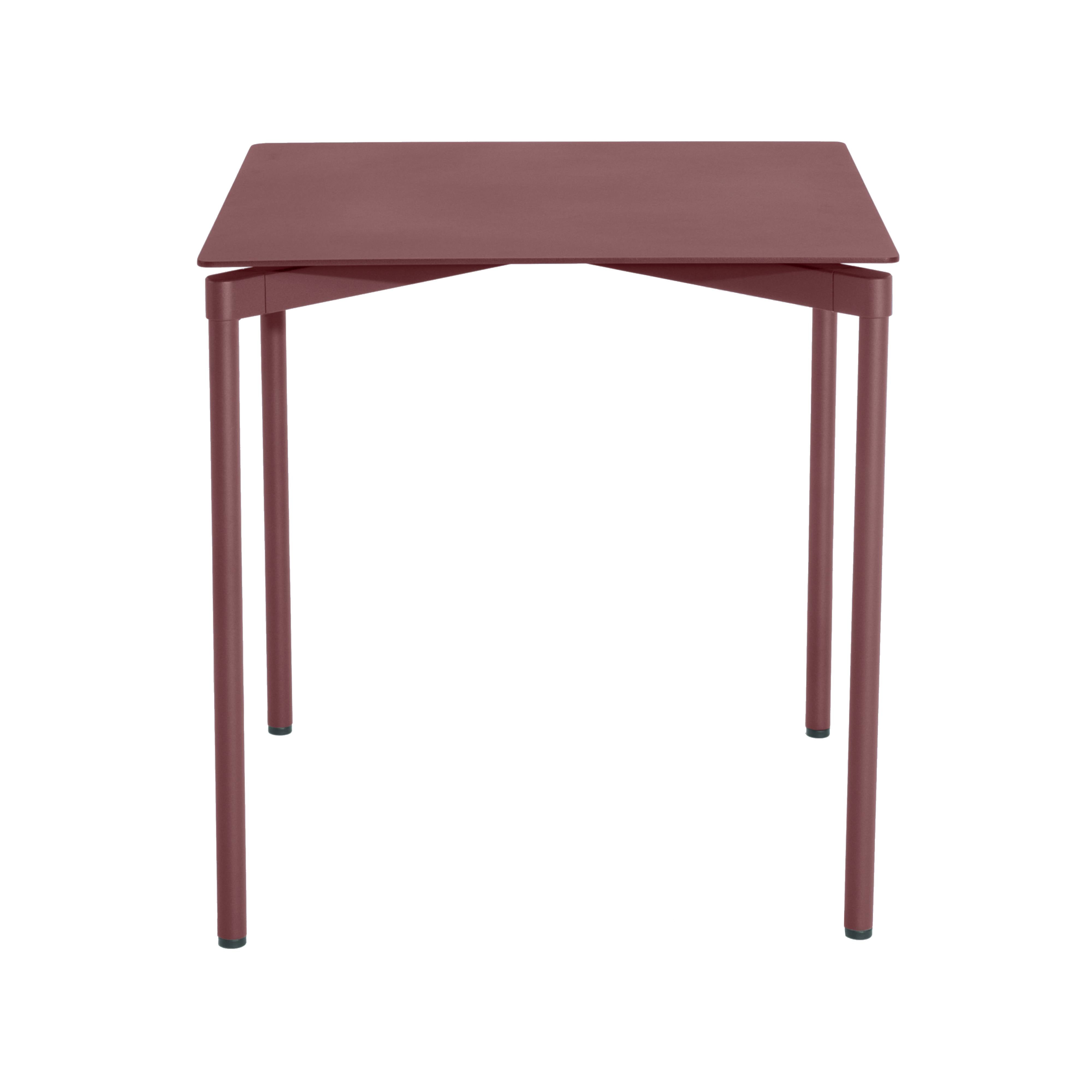Fromme Table: Square + Brown Red