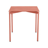 Fromme Dining Table: Outdoor + Square + Coral