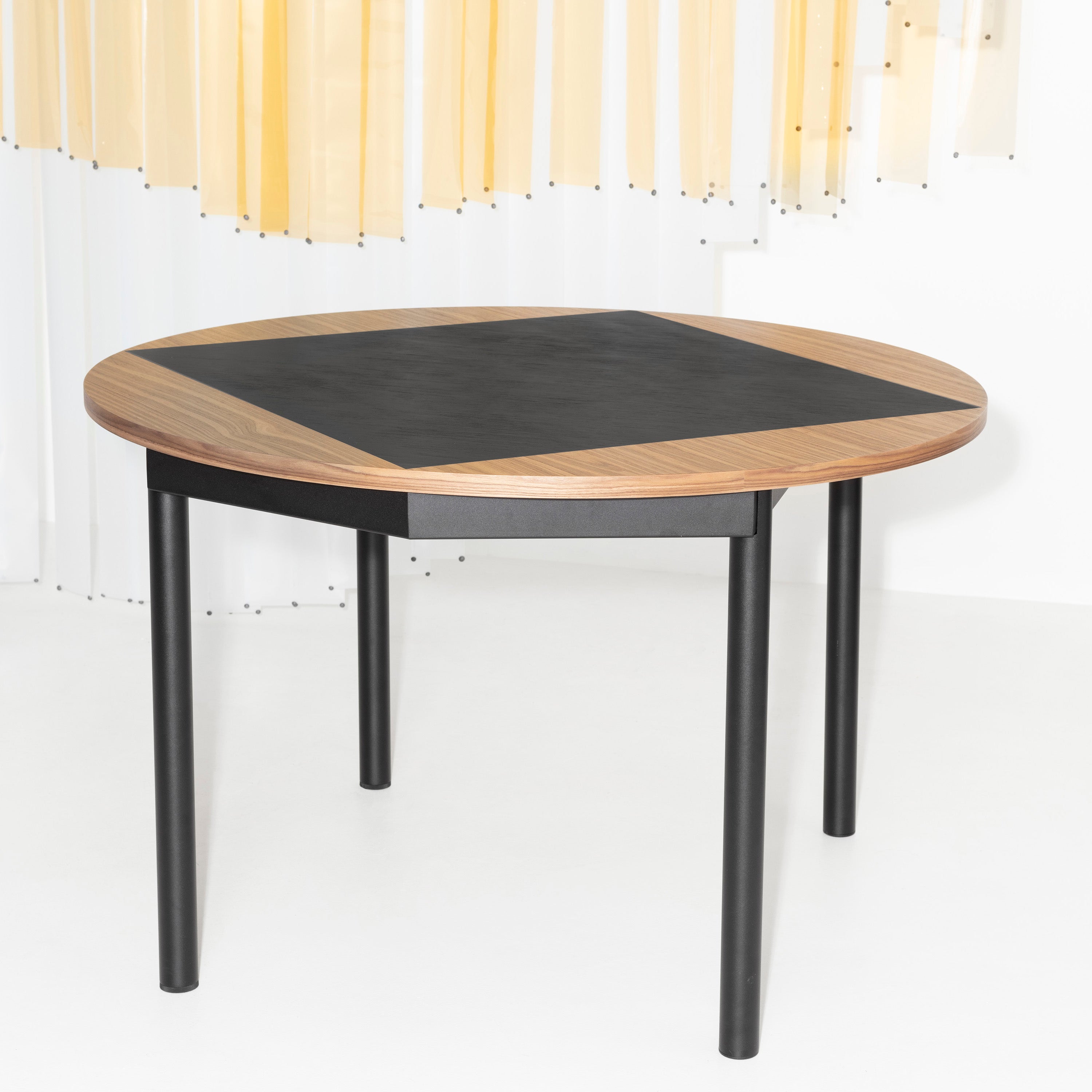 Tavla Round Wooden Table