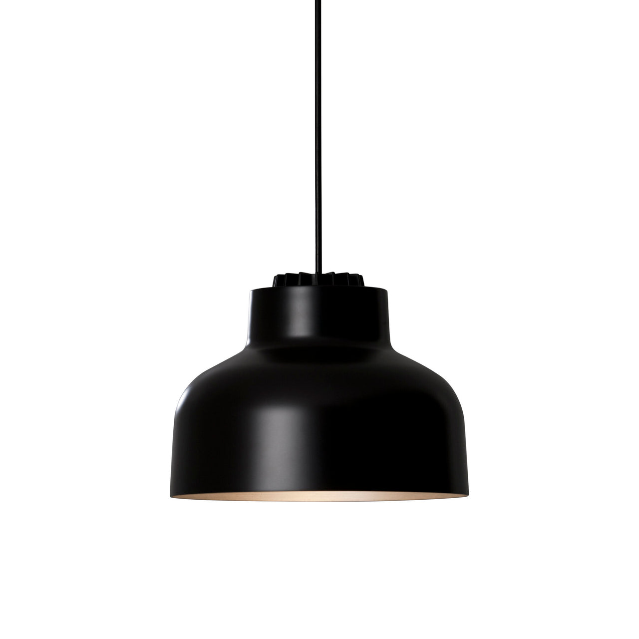 M64 Pendant Lamp: Black Matte Aluminum