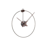 Micro Anda Wall Clock: Graphite Brass
