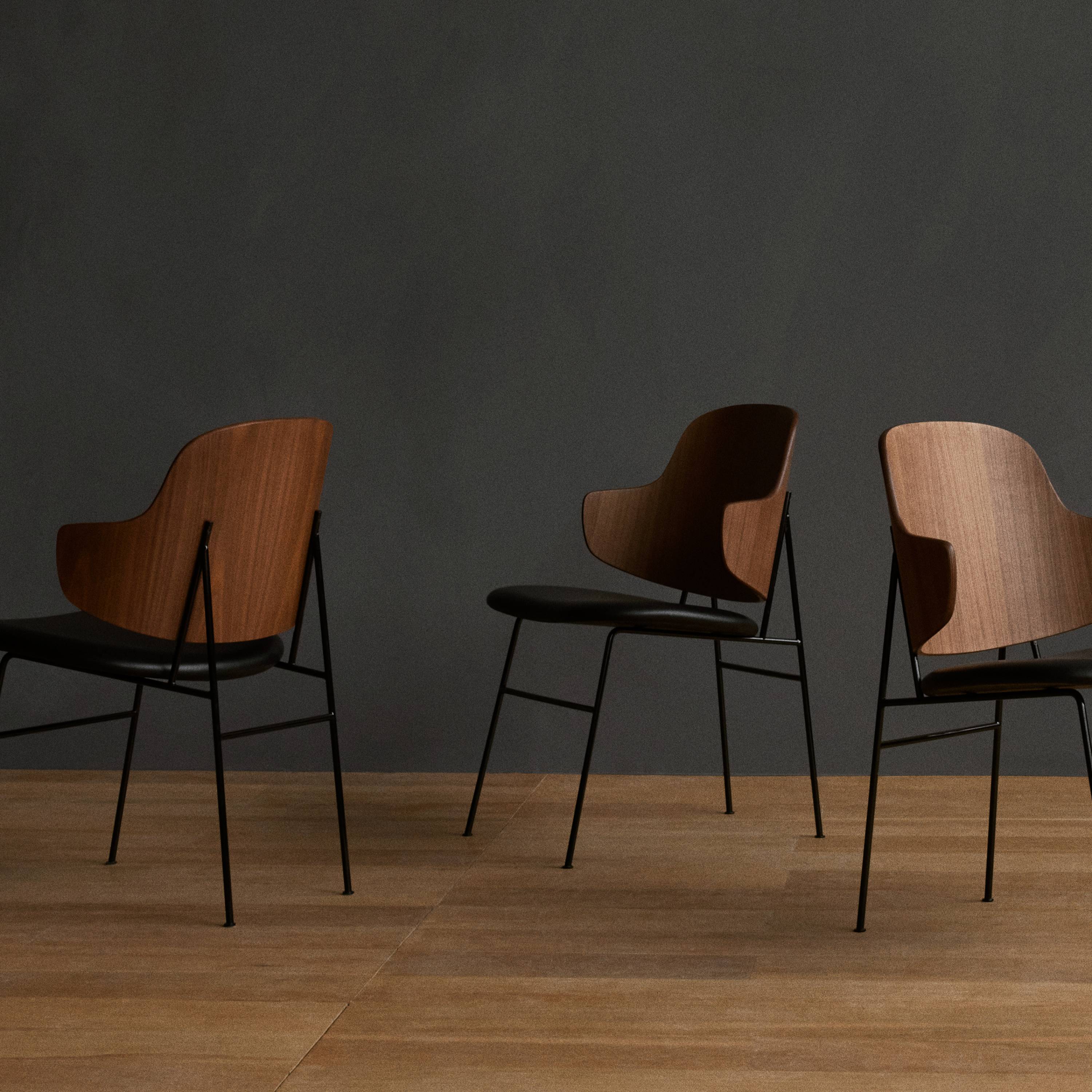 The Penguin Dining Chair: Seat Upholstered