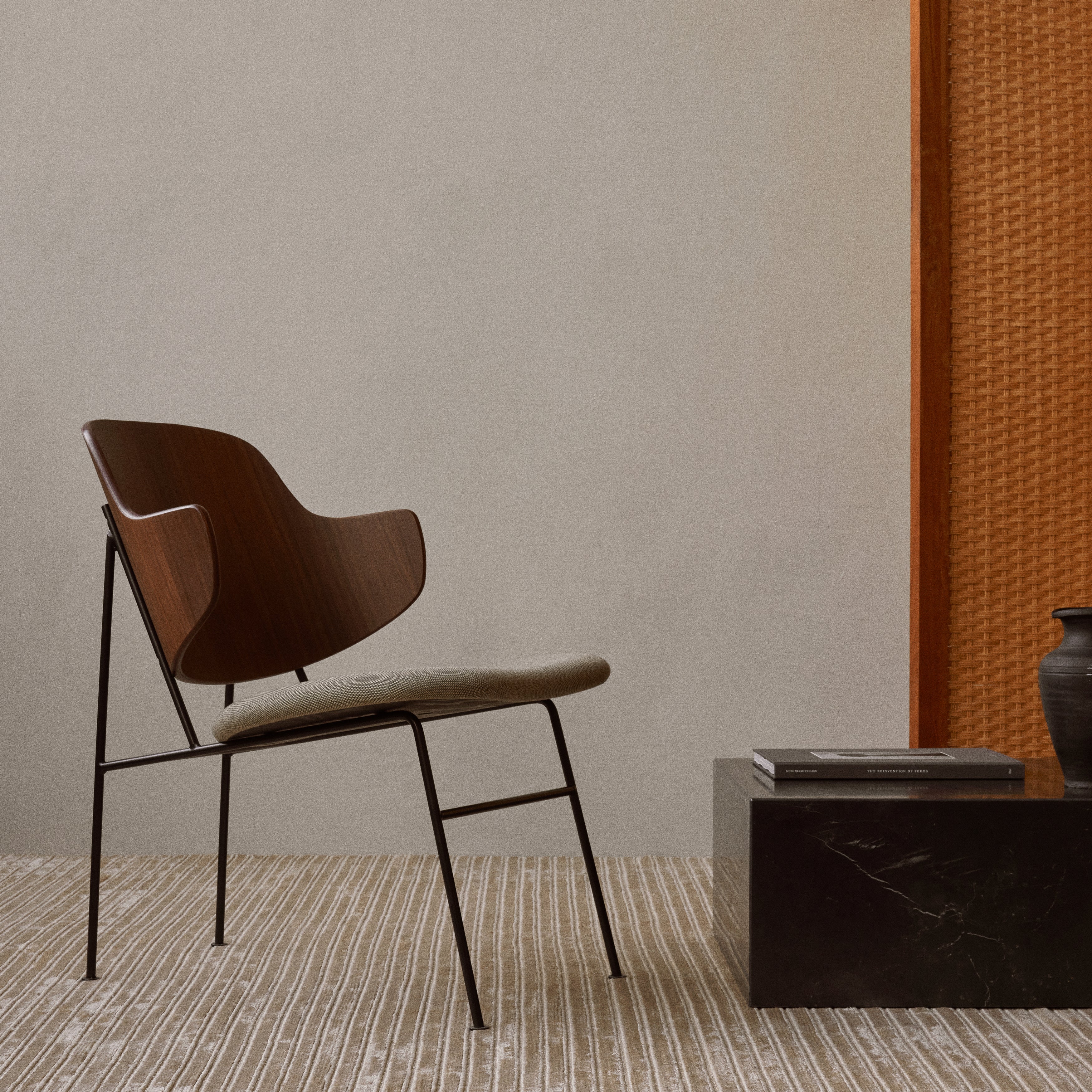 The Penguin Lounge Chair: Seat Upholstered