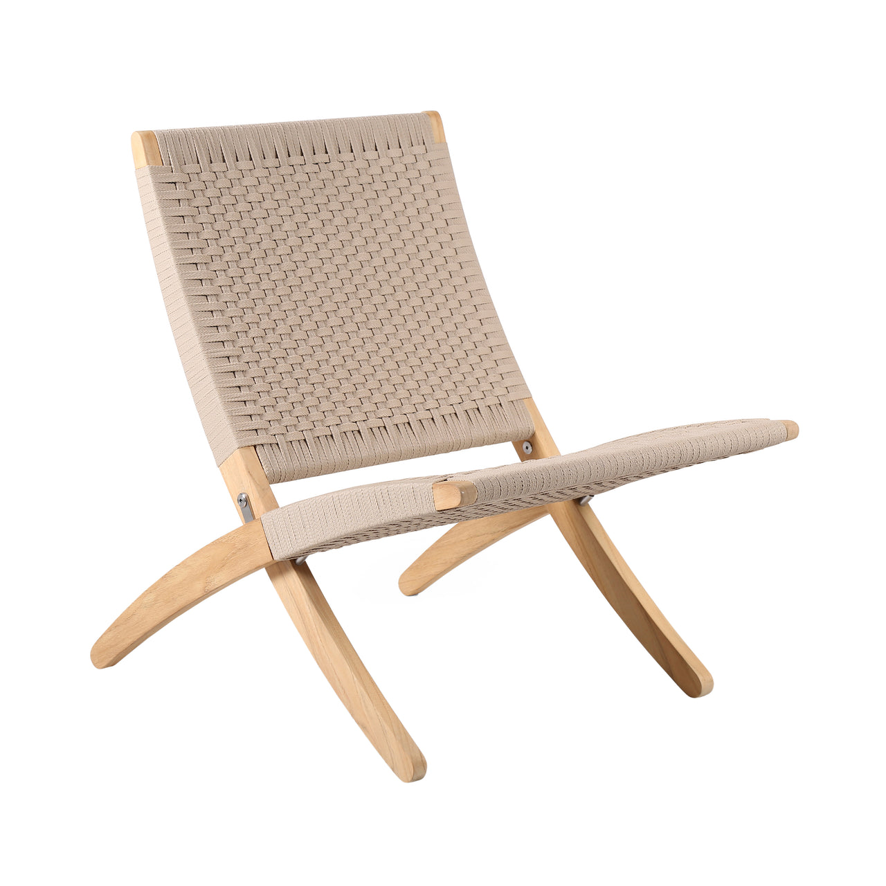 MG501 Outdoor Cuba Chair: Paper Cord+ Soaped Oak