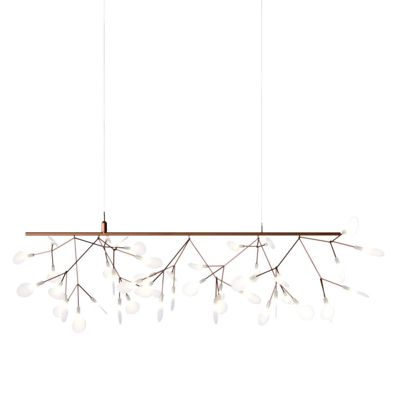 Heracleum Endless Suspension Lamp: Copper