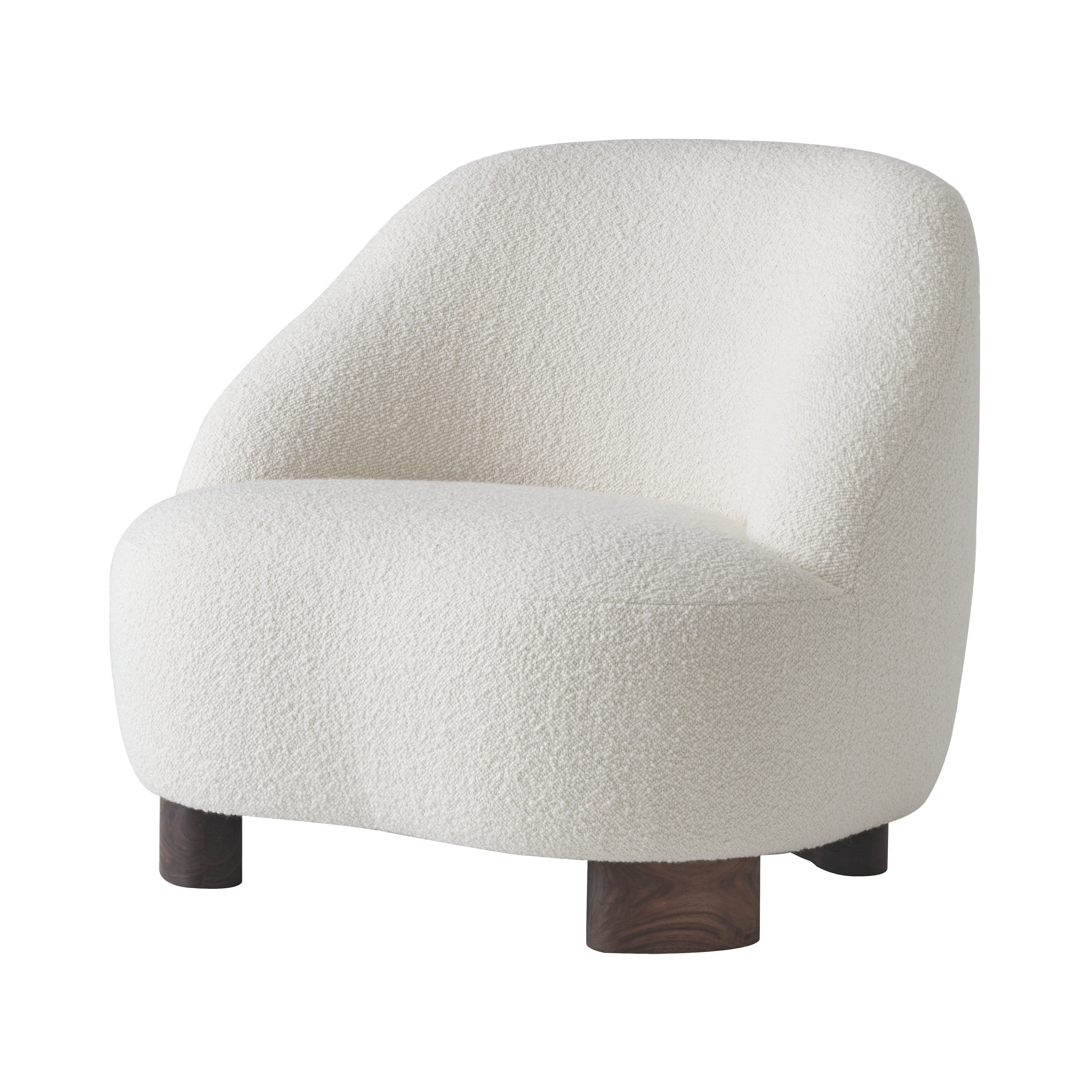 Margas Lounge Chair LC1: Oiled Walnut + Karakorum 001