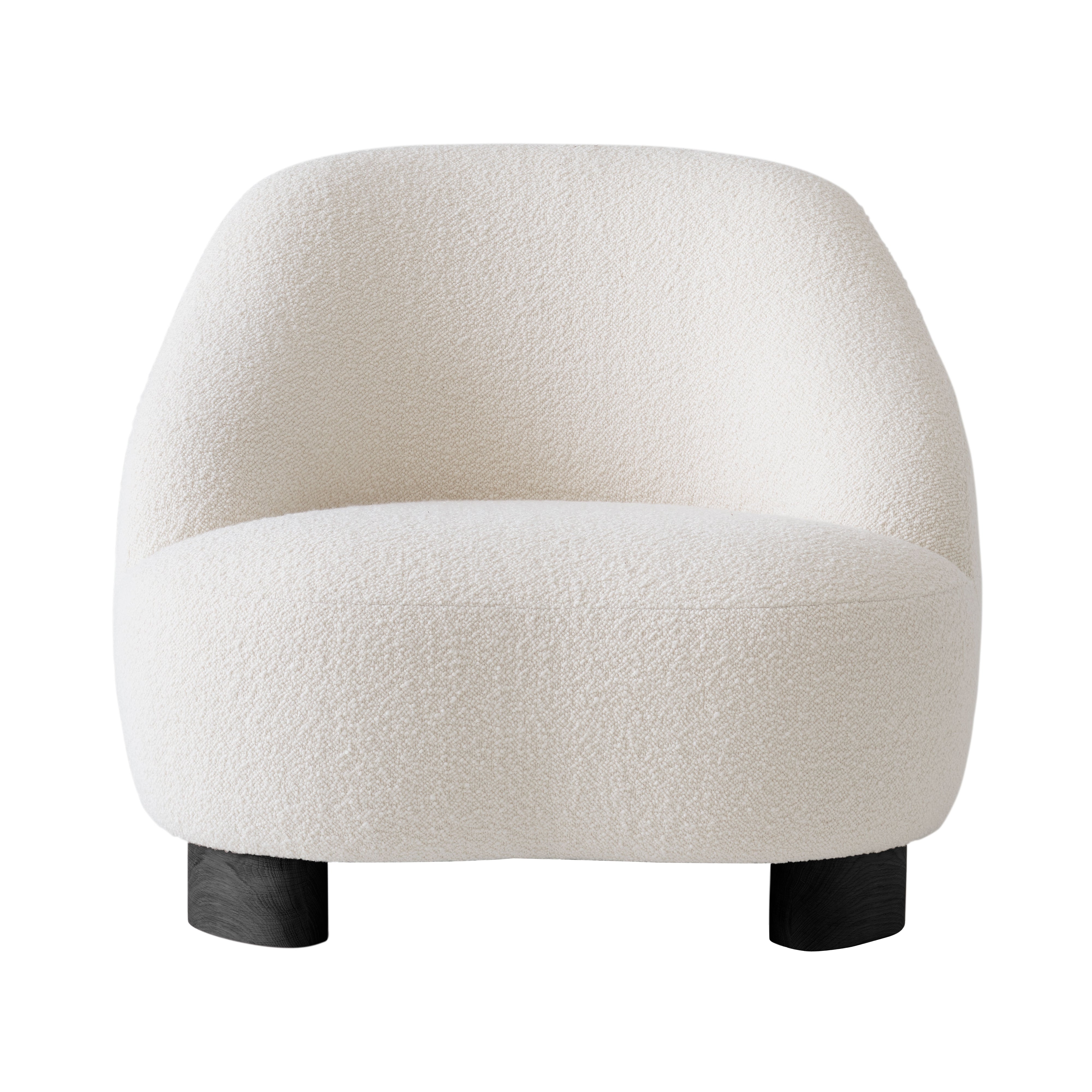 Margas Lounge Chair: LC1 + Black Lacquered Oak + Karakorum 001