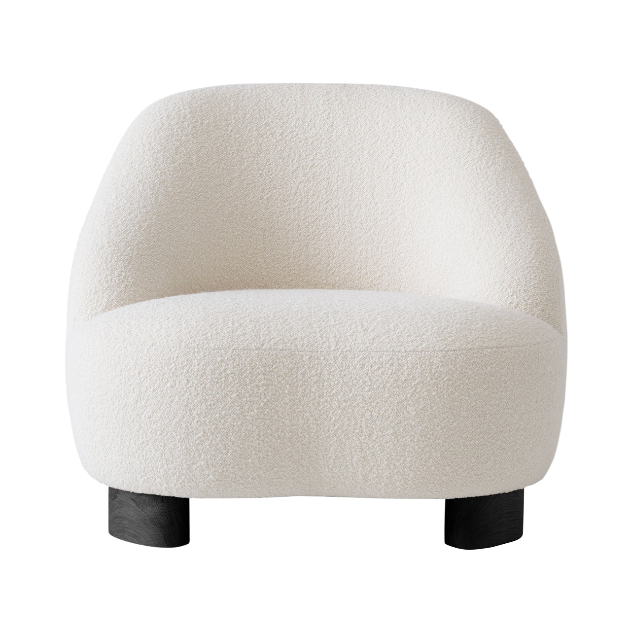 Margas Lounge Chair: LC1 + Black Lacquered Oak + Karakorum 001