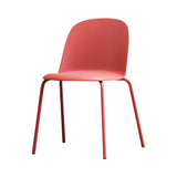 Mariolina Side Chair: Marsala Red + Marsala Red
