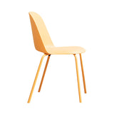 Mariolina Side Chair: Apricot + Apricot