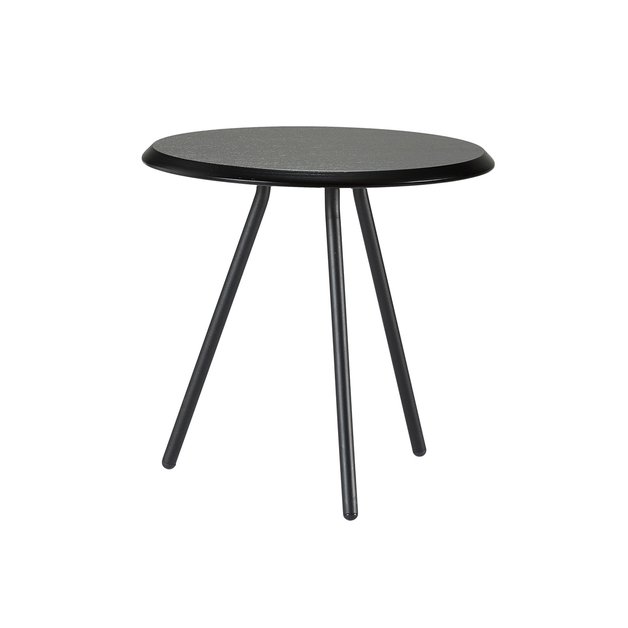 Soround Side Table: Medium + Black Painted Ash