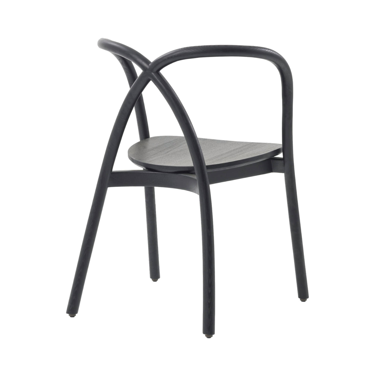 Ming Chair: Black Oak