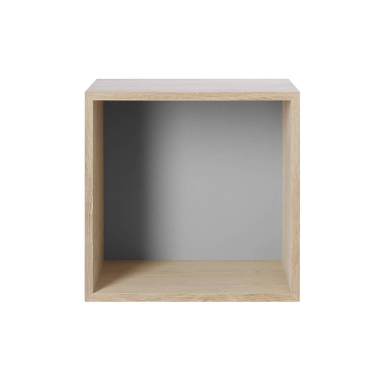 Stacked Storage 2.0: Backboard Module - Medium + Oak + Light Grey