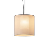 Moaré Pendant Lamp: Medium (Single Shade) + White