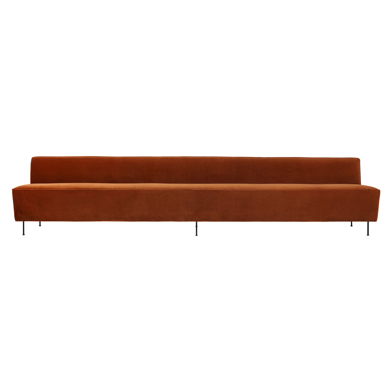 Modern Line Sofa: Dining Height + Extra Large - 137.8