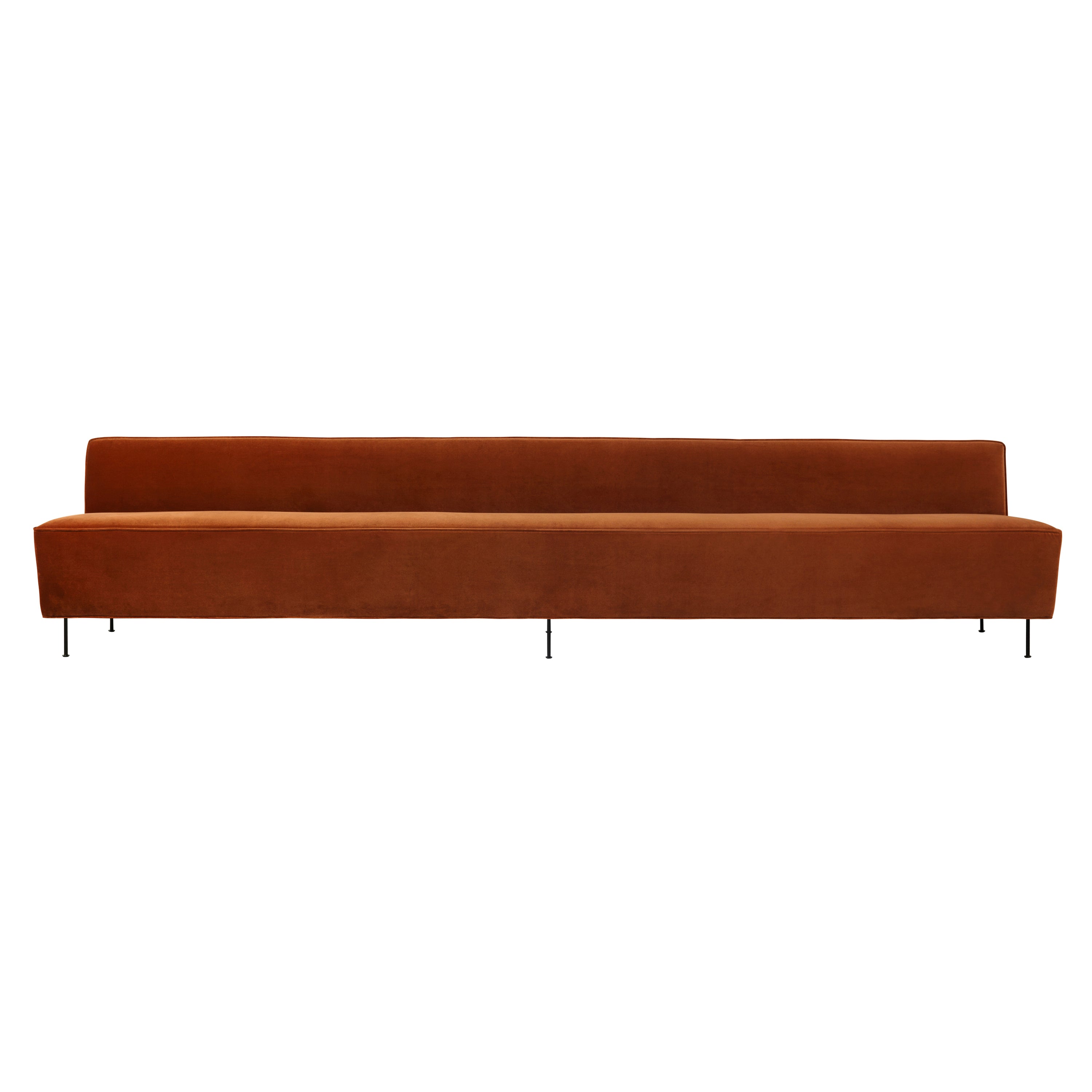Modern Line Sofa: Dining Height + Extra Large - 137.8