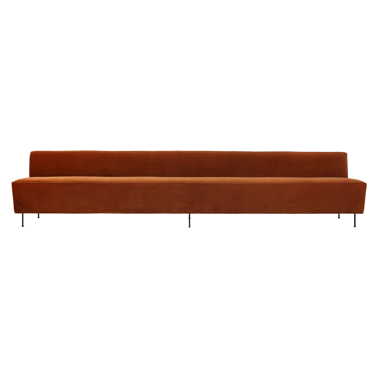 Modern Line Sofa: Dining Height + Extra Large - 137.8
