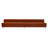 Modern Line Sofa: Dining Height + Extra Large - 137.8