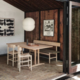 Mogensen 6286 + 6386 Dining Table: LS