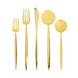 Moon Cutlery: Polished Gold