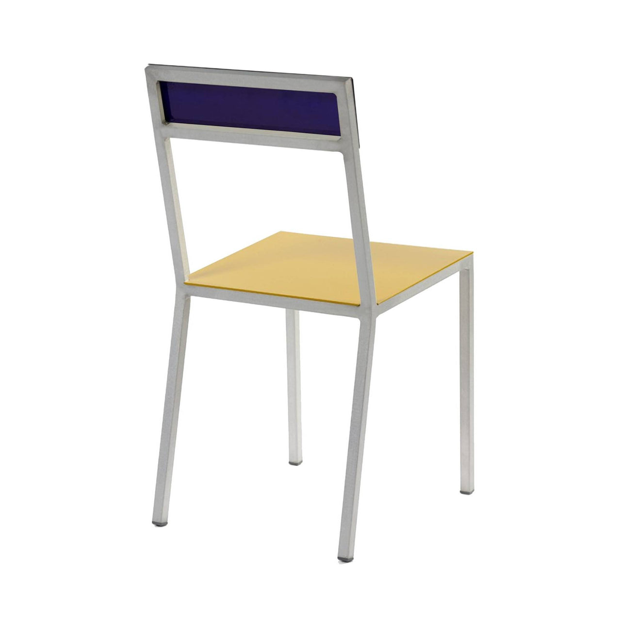 Alu Chair: Yellow + Candy Blue + Aluminum