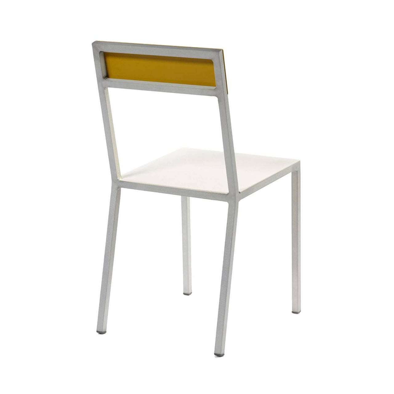 Alu Chair: White + Yellow + Aluminum