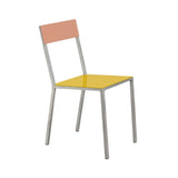 Alu Chair: Yellow + Pink + Aluminum